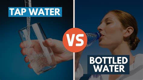 tap water vs water bottle